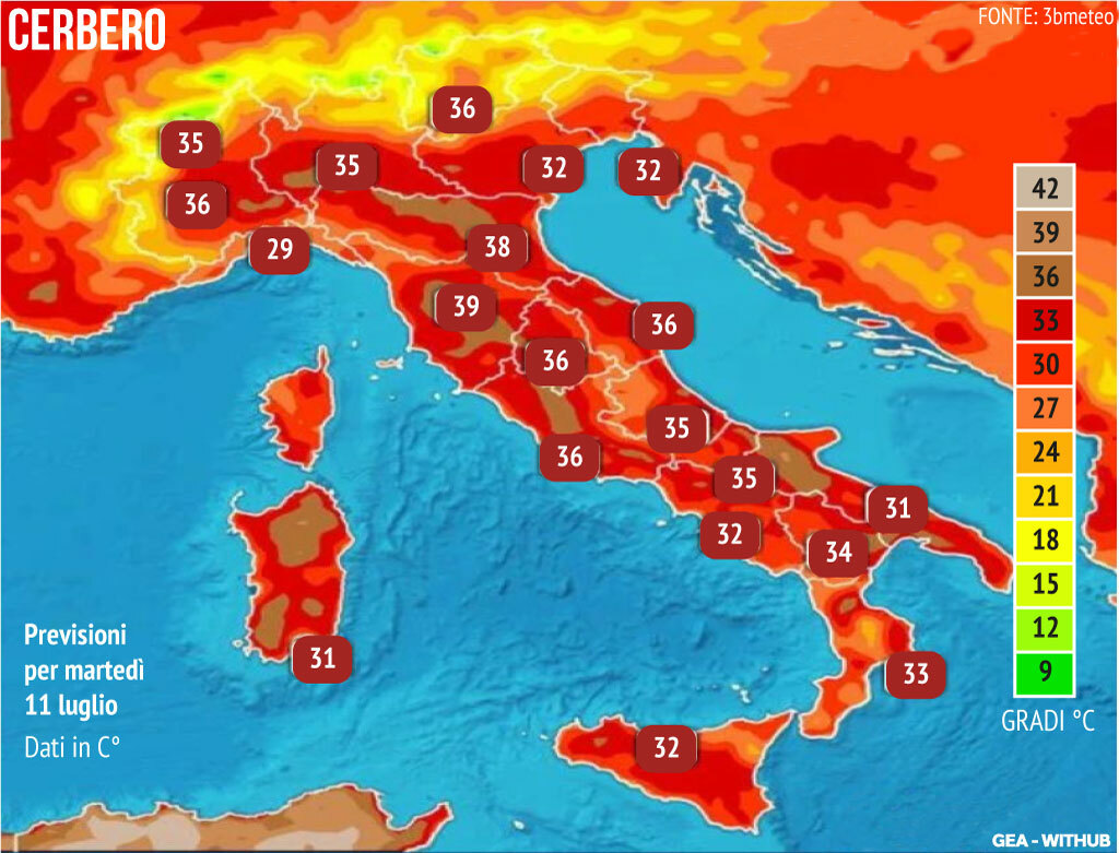 Meteo, Allerta Ondate Di Calore: Oggi Bollino Rosso In 8 Città. Quando ...